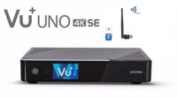 Vu+ Uno 4K SE 1x DVB-S2 FBC Sat Receiver Twin Tuner PVR Ready Linux Satellitenreceiver UHD TV Receiver Satelliten-Fernsehen mit Wlan-Stick