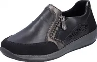 Rieker Damen Slipper in Schwarz, Größe 38