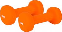 Neoprenhantel Fitnesshantel von V3Tec Farbe Neonorange 2x1500g