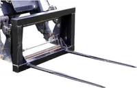 Ballengabel - Ballentransportgabel, Euro-Aufnahme mit 2 Zinken in 1100mm