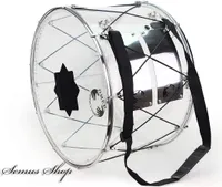 Orientalische Profi 51 cm. Plexi DAVUL Schlagzeug Dhol Trommel mit LED,s
