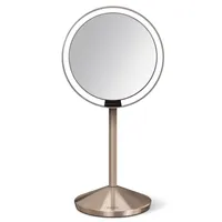 simplehuman Sensorspiegel 12 cm Kosmetikspiegel Standspiegel Spiegel rose gold ST3010
