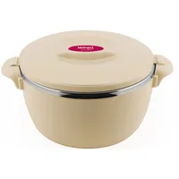 LAMART LT6038 Termohrnec, materiál plast, barva béžová, objem 4000 ML, rozměr 24 × 13 cm