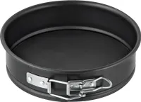 Zenker Springform Ø 16 cm SPECIAL - MINI, kleine Backform mit Flachboden aus Stahlblech, runde Kuchenform mit Antihaftbeschichtung (Farbe: Schwarz)