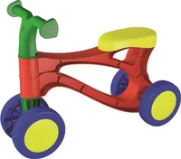Hulajnoga Rolocycle czerwona plastikowa wysokość siedziska 26 cm od 18 miesięcy