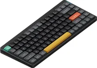 Nuphy Air75 v2 Kabellose Mechanische Tastatur QMK/VIA, QWERTY US, 75% Low Profile Bluetooth / 2.4GHz - Basalt Black Switch Cowberry