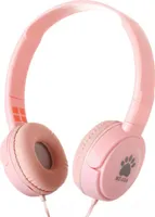 3,5 mm kabelgebundene Over-Ear-Kopfhörer, tragbare Kinder-Musikkopfhörer für MP4 MP3 Smartphone Laptop,Rosa