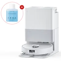 robotický vysavač roborock Qrevo Edge 18 500 Pa, Dual Anti-Tangle, 75 °C teplá voda včetně 200 ml čističe podlah, AdaptiLift, FlexiArm, "Hello Rocky"