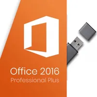 Microsoft Office 2016 Professional Plus Lizenz-Key 32/64 Bit 1-PC + USB-Stick Deutsche Vollversion