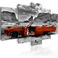 Bilder 200x100cm XXL Bild Auto Wrack auf Leinwand Nr 6307 von  Visario 