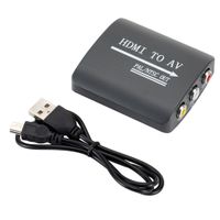 HDMI Stecker auf 3 Cinch Buchse Composite AV Audio Video Adapter für TV fleißi