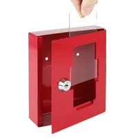 Schlüsselschloss Box Wandmontierter Schlüssel Safe Box Wetterfest  4-stellige Kombination Schlüssel Aufbewahrung Schließfach Indoor