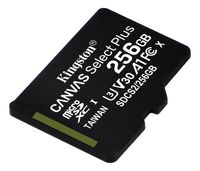 Kingston 256GB MikrofonSDXC Canvas Select Plus 100R A1 C10 1-Pack ohne ADP