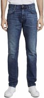 TOM TAILOR JOSH Regular Slim Herren Jeans in 3 verschiedenen Farben, Inch Größen:W38/L34, Tom Tailor Farben:Used Mid Stone Blue 10119