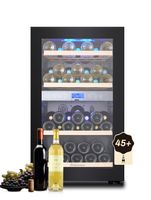 Kalamera Weinkühlschrank 2 Zonen,45 Flaschen,Kompressor,120 Liter,Freistehend,KRC-120BFG
