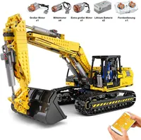 1830PCS, Spielzeug Bausteine Modell Ferngesteuerter Bagger Geschenk Mould King 13112