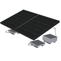 Flachdach Solarmodul Montageset ValkBox3 Aufständerung Halterung Balkonkraftwerk