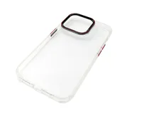 Schutzhülle stoßfest aus TPU in Weiß Transparent Hülle für iPhone 14 Pro