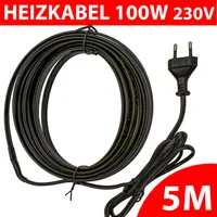 Heizkabel Frostschutz 5m 100W 230V Rohrbegleitheizung selbstregulierend Heizleitung Kabel