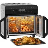 Dual Zone Heißluftfritteuse AFTO-2301DT 23L Schwarz