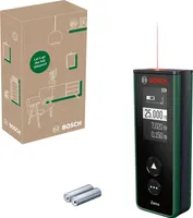 Bosch Home and Garden Laser Entfernungsmesser Zamo 4 Generation Akkus USB C aufladbar Adapterschnittstelle E-Commerce Karton Smart