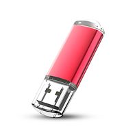 16GB USB 2.0 Stick Flash USB Drive Kompakt USB Flashdrive Speicherstick Memorystick Farbe: Rot