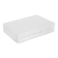 Prześcieradło z gumką bawełna JERSEY 240X220 kremowe