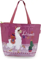 familie24  Lama Strandtasche Umhängetasche Tasche Mädchentasche Handtasche Alpaka Schultertasche Sommertasche