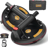 2er Set 8" Saugheber Glasheber Tragkraft 260KG Vakuumheber Fliesenheber für Fliesen Marmor