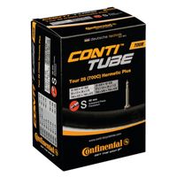 Continental 0182091 28' Schlauch 'Tour 28 Hermetic Plus', 27/28x1 1/4-1.75' (32/47-622/635), SV 42 mm, schwarz