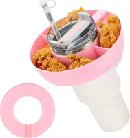 Snack-Aufbewahrungsring, Süßigkeitentablett, Snackring, mit Griff, Wiederverwendbar 40oz Snackschale für Stanley