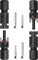 PV Solarstecker Stecker wasserdicht Solarkabel Buchse Verbinder 1-100 Paar 1500VMenge:2-Paar