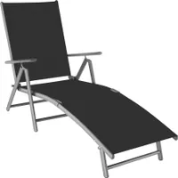Gartenliege Marisol klappbar 182 x 62 x 59 cm