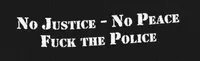 No Justice - No Peace, Aufnäher