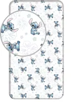 Prostěradlo Lilo and Stitch Ohana White 90x200x25 cm - bavlna