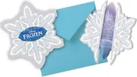 Frozen - Schneeflocke - Einladungen 6er-Pack - Karton SG30024 (Einheitsgröße) (Weiß/Blau)