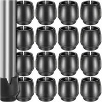 16 tlg Set Stuhlbeinkappen - 4 Stühle - 12-16mm - Schutzkappen, Stuhlbeinschoner