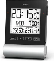 Funkwecker "Black Line", Schwarz (00186416)