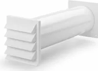 Naber K-Klima-R 150 150 Mauerkasten, weiß  - Lüftungstechnik