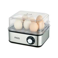 MOA Elektrischer Eierkocher für 8 Eier mit Timer