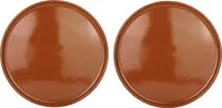 Mediterrane Pizzateller/Tonteller (2er Set, Ø 32cm)