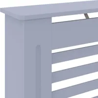 vidaXL MDF kryt radiátoru šedý 78 cm