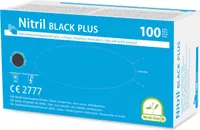 Medi-Inn Nitril black plus Einweghandschuhe schwarz puderfrei & latexfrei (Größe: S, 10 x 100 = 1000 Stück)