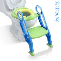Kinder-WC-Sitz Töpfchen-Trainingssitze Kinder-WC-Sitz Töpfchentrainer für  Jungen und Mädchen, Passt runde / ovale Toiletten, Baby-Töpfchentraining /