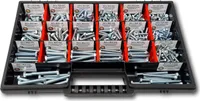 Sechskantschrauben Sortiment M4-M5-M6 // 8mm-50mm 350 tlg. Schraubenbox DIN 933 Vollgewindeschrauben Maschinenschrauben Gewindeschrauben Sechskantschrauben