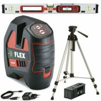 Flex Kreuzlinien-Laser ALC 3/1-G inkl. Stativ LKS65-170 F 1/2 + Digitale Wasserwaage ADL60-P (497282