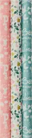 Baby Geburt Sortiment Babyparty Geschenkpapier Junge & Mädchen - 200 x 70 cm - 3 Rollen