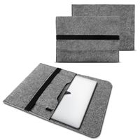 Apple Macbook Pro 13,3 Hülle Filz Grau Tasche Notebook Cover Sleeve Schutzhülle