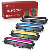 Set 4 XXL Toner Kompatibel zu Brother TN247 TN243 MFC-L3750CDW DCP-L3550CDW HL-L3210CW MFC-L3730CDN Drucker(4 Packung)