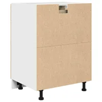 vidaXL Szafka z szufladami dąb sonoma 60x46x81,5 cm materiał drewnopochodny